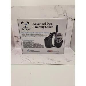 PetSpy M86-1 100-ft Advanced Remote Dog Training Collar, 1 collar Boxed, Manual